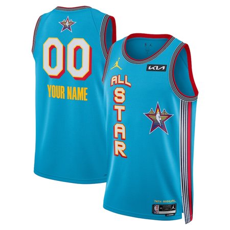 Unisex Light Blue 2025 NBA All-Star Game Swingman Custom Jersey